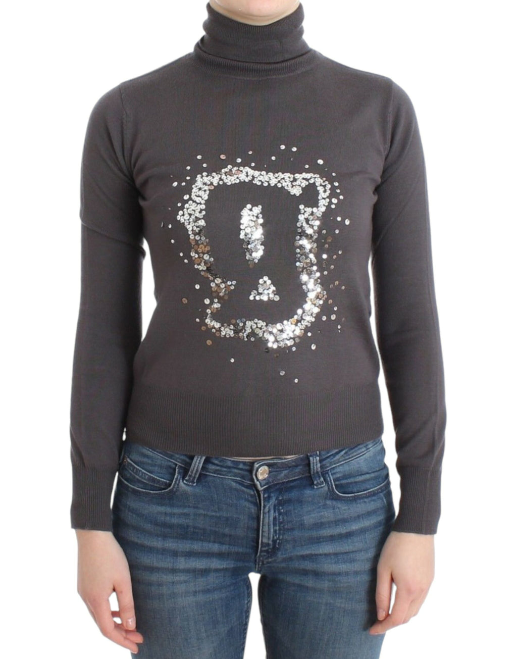 John Galliano Eleganter Rollkragenpullover aus Schurwolle - Siebentaschen