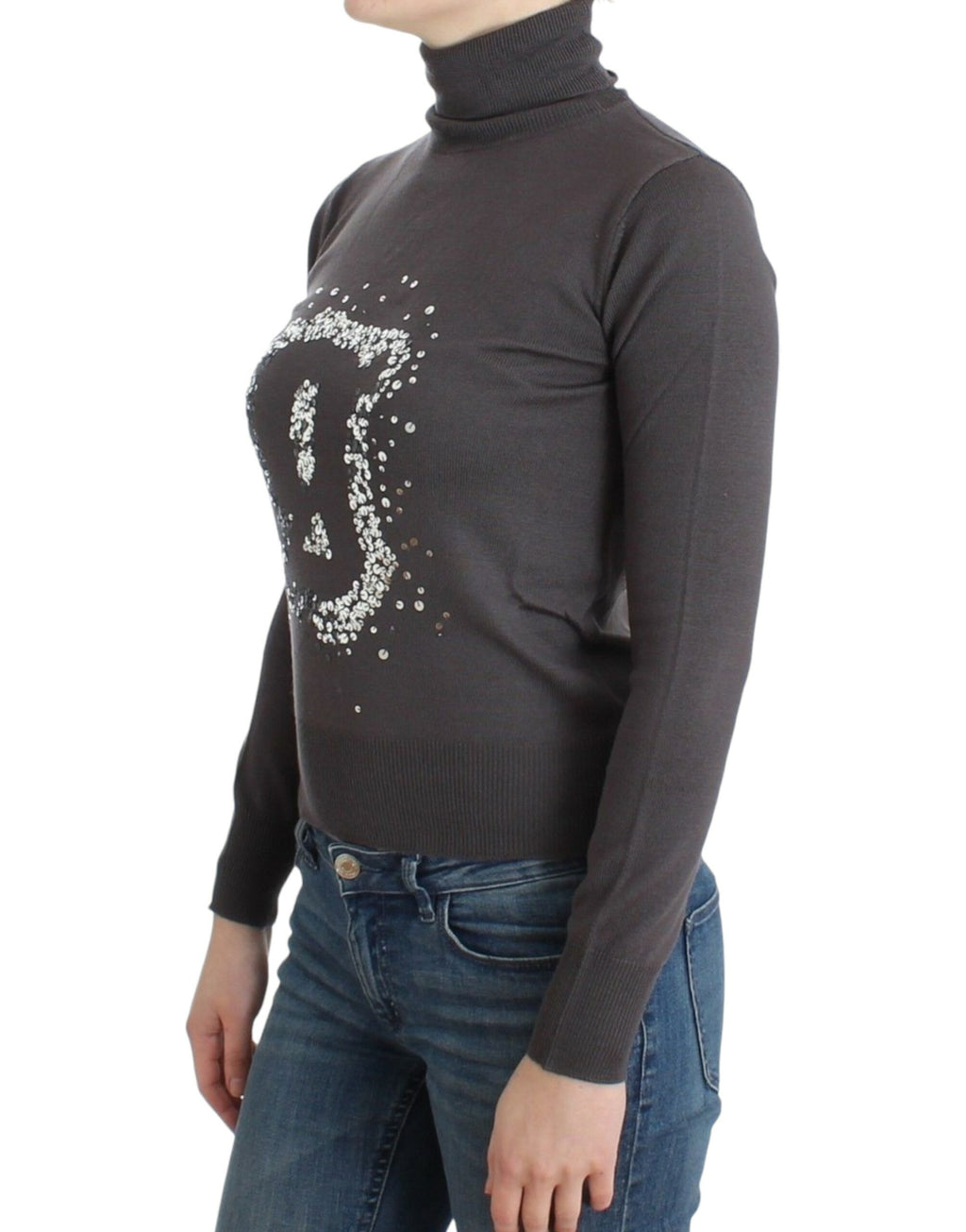 John Galliano Eleganter Rollkragenpullover aus Schurwolle - Siebentaschen