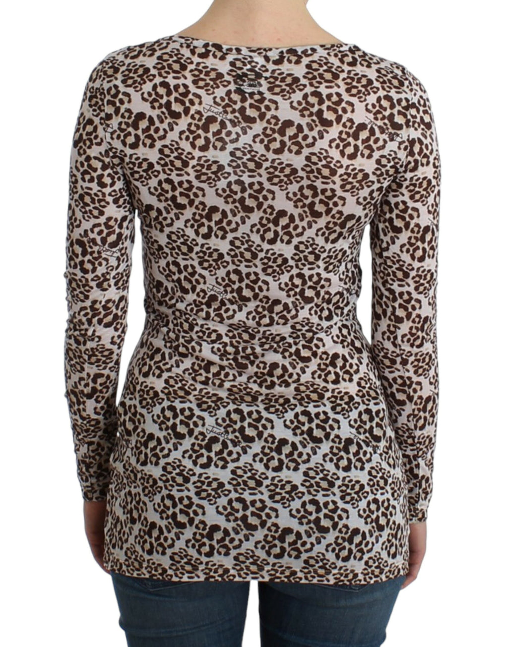 Cavalli – Elegantes Langarm-Top mit Blumenspitze