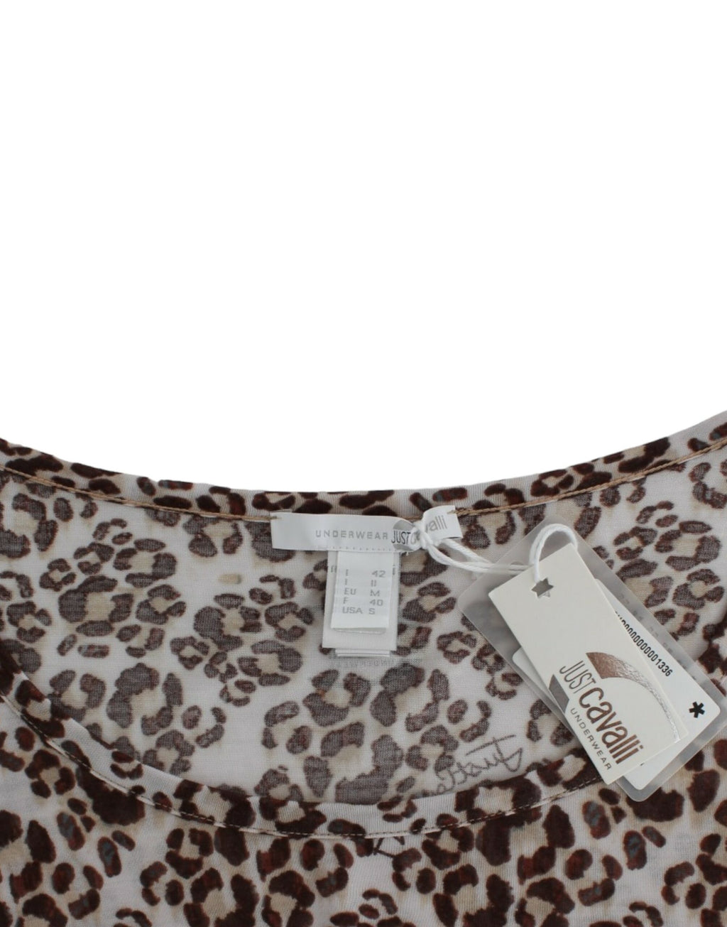 Cavalli – Elegantes Langarm-Top mit Blumenspitze