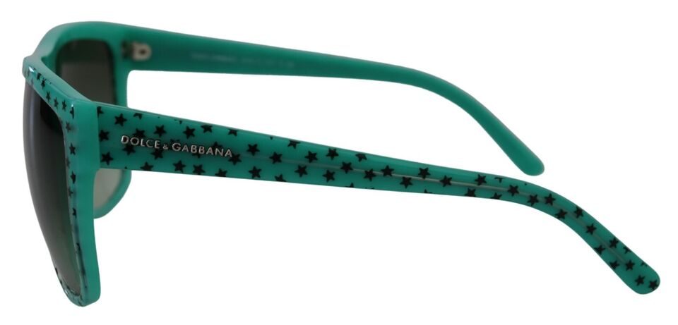 Dolce &amp; Gabbana – Schicke, eckige Sonnenbrille mit Sternenmuster