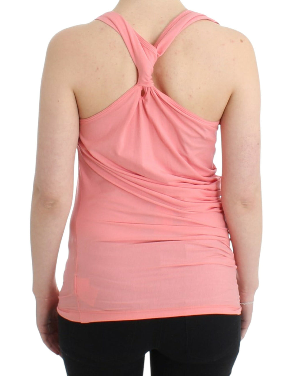 Cavalli Chic Tanktop aus Baumwollmischung, Rosa
