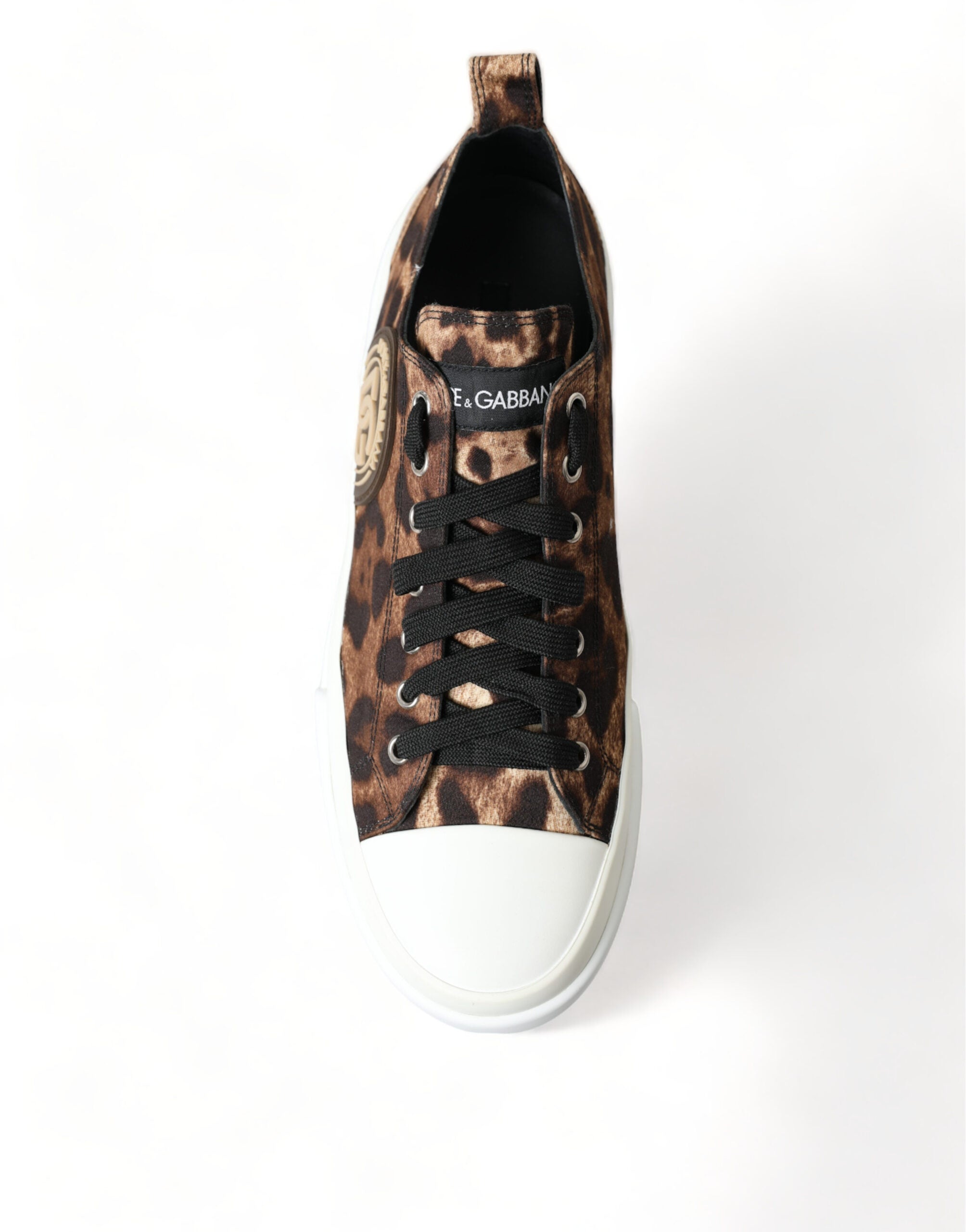 Dolce &amp; Gabbana Elegante Freizeit-Sneaker mit Leopardenmuster