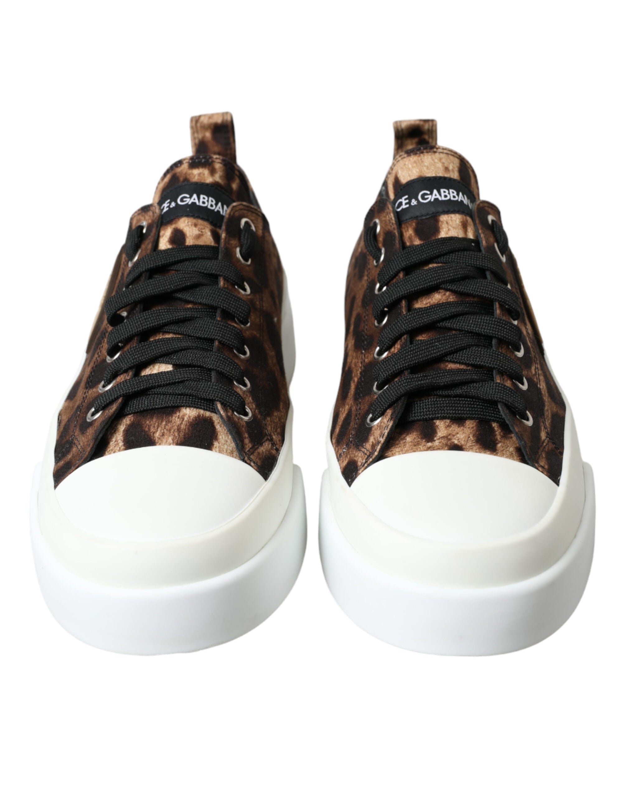Dolce &amp; Gabbana Elegante Freizeit-Sneaker mit Leopardenmuster