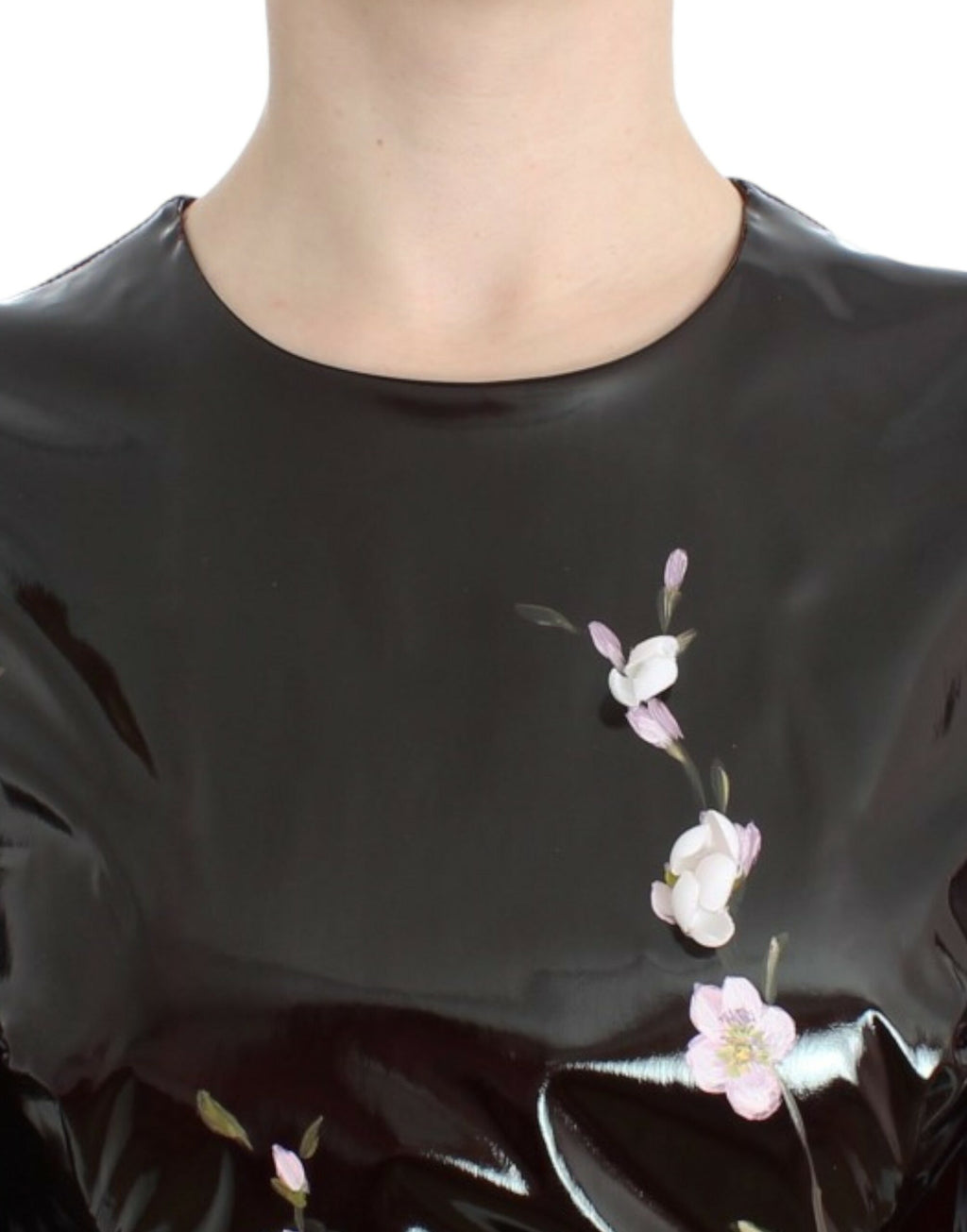 Robe droite élégante à imprimé floral Dolce &amp; Gabbana