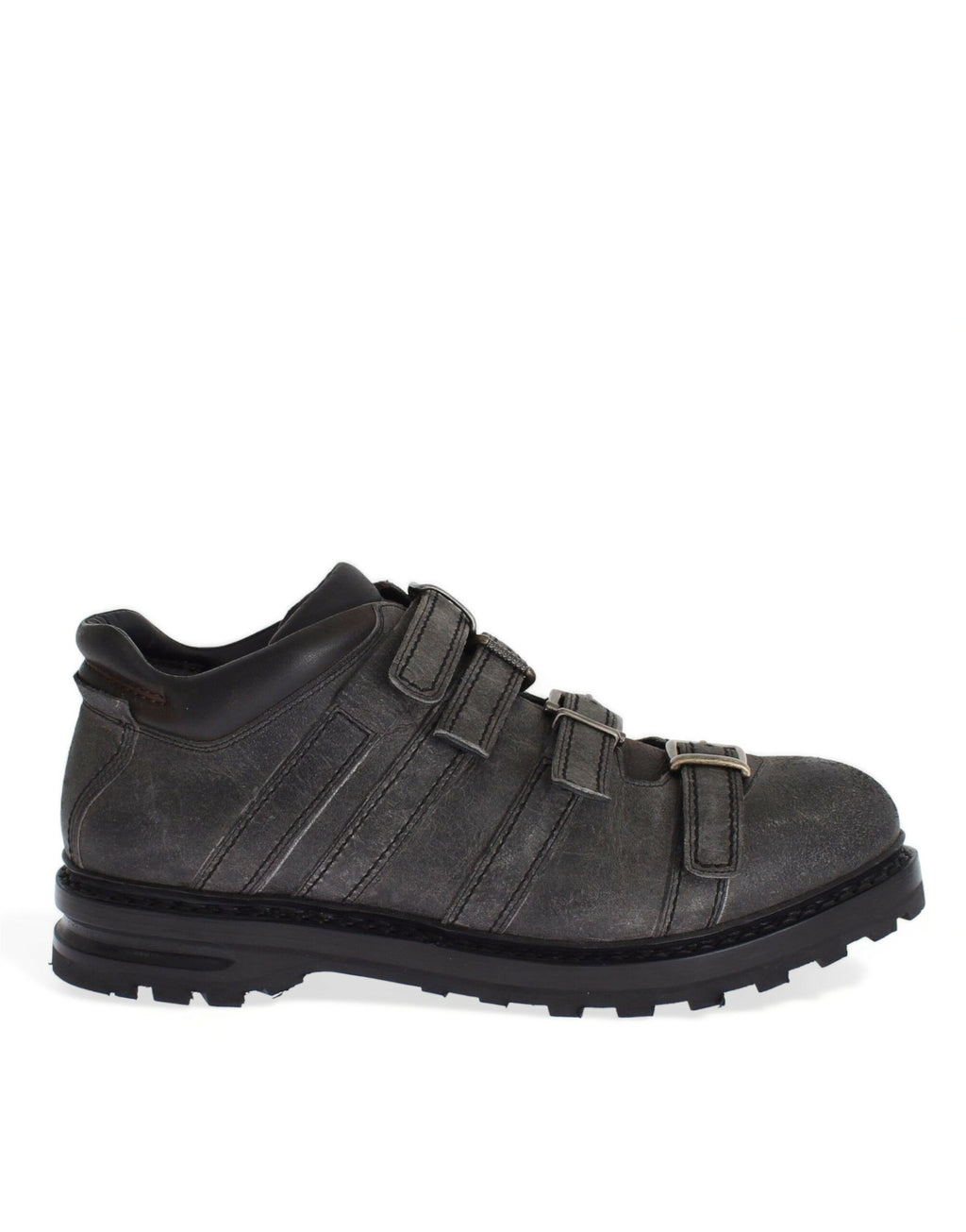 Dolce &amp; Gabbana Elegante Stiefeletten aus grauem Leder