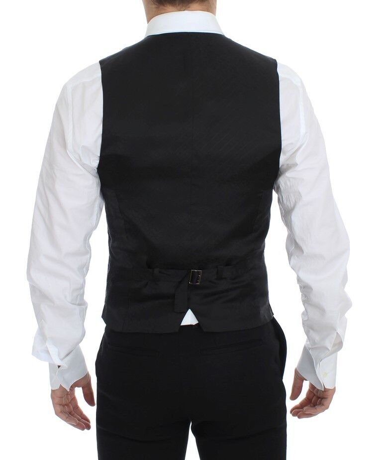Dolce &amp; Gabbana - Robe-gilet élégante en laine à rayures