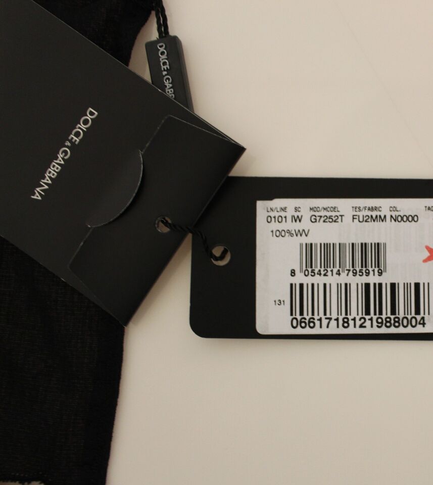 Dolce &amp; Gabbana Élégant gilet en laine noire