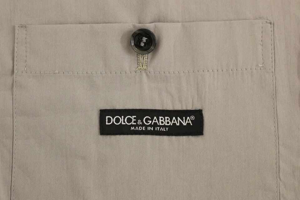 Dolce &amp; Gabbana - Gilet élégant gris coupe slim