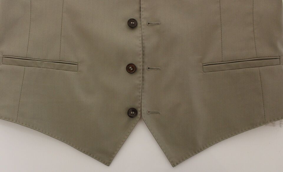 Dolce &amp; Gabbana Élégant gilet en coton beige