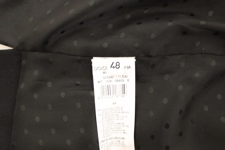 Dolce &amp; Gabbana Élégant gilet en laine et soie noire