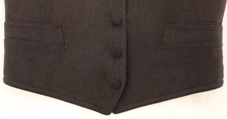 Dolce &amp; Gabbana - Gilet élégant en coton mélangé marron