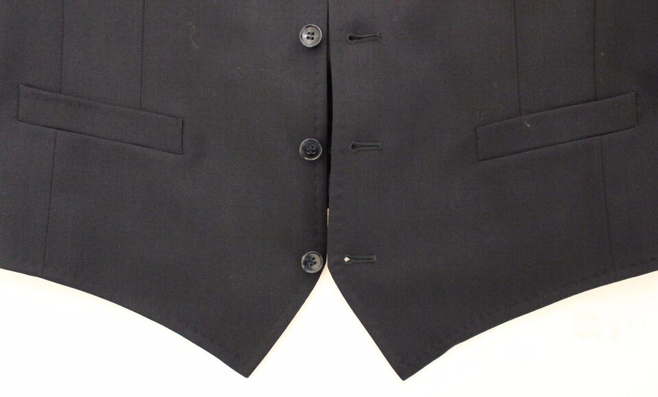 Dolce &amp; Gabbana Élégant gilet en coton stretch bleu