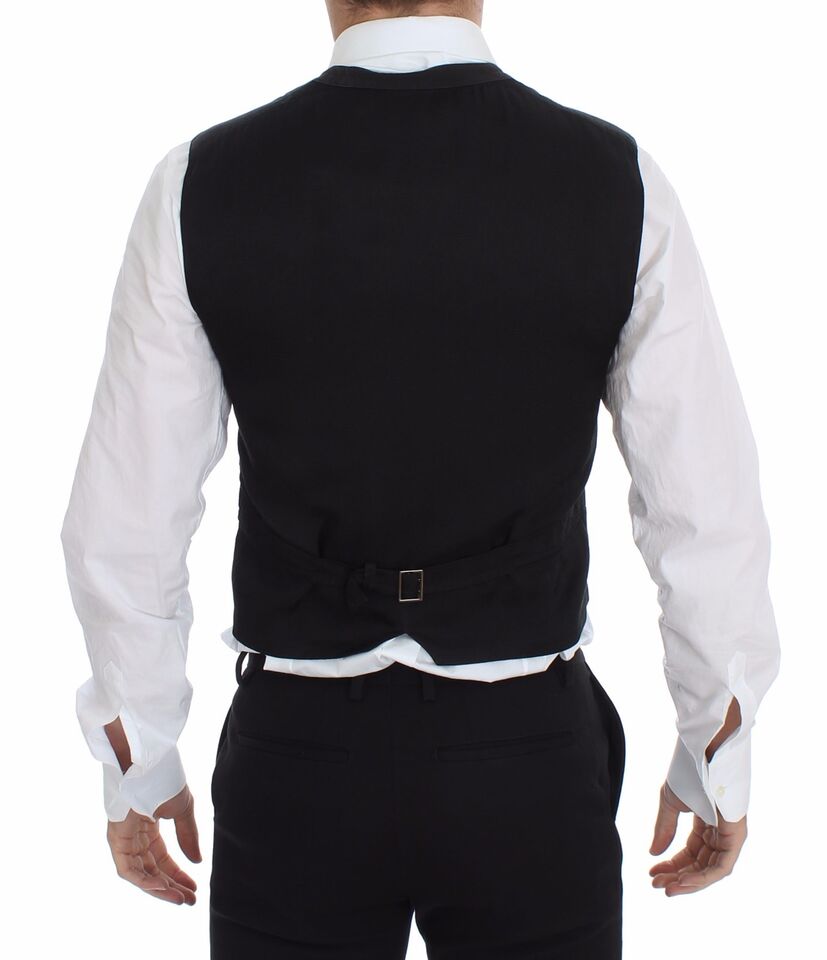 Gilet élégant noir Dolce &amp; Gabbana