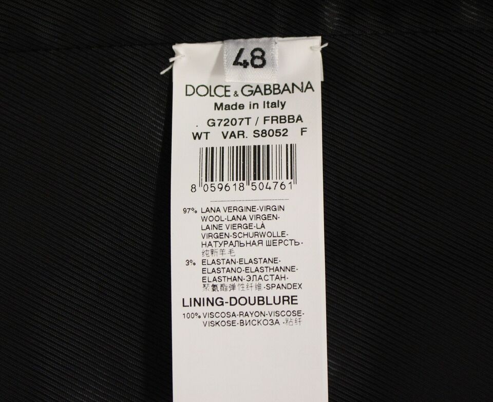 Dolce &amp; Gabbana Élégant gilet à rayures grises