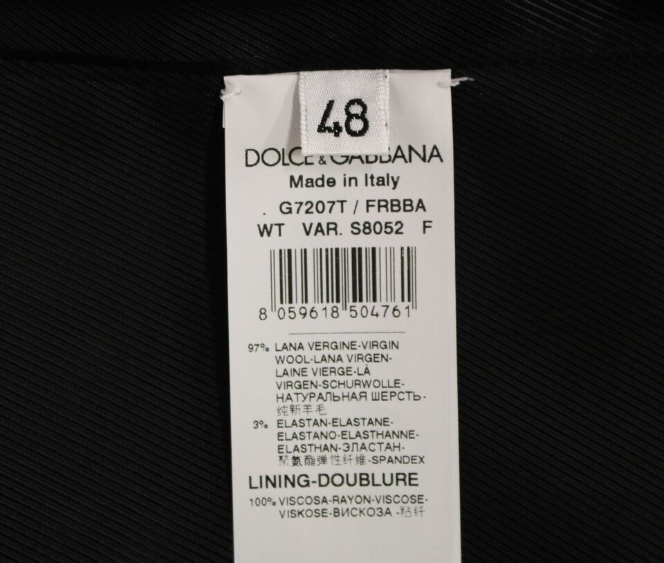 Dolce &amp; Gabbana - Robe gilet élégante à rayures grises