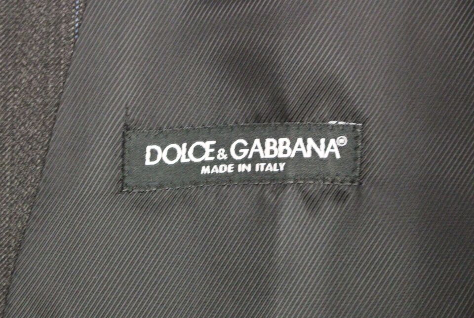Dolce &amp; Gabbana - Robe gilet élégante à rayures grises