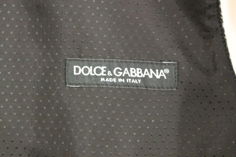 Dolce &amp; Gabbana Élégant gilet gris à boutonnage simple