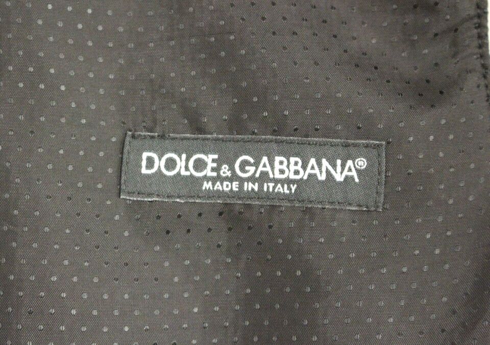 Dolce &amp; Gabbana Élégant gilet en laine mélangée grise
