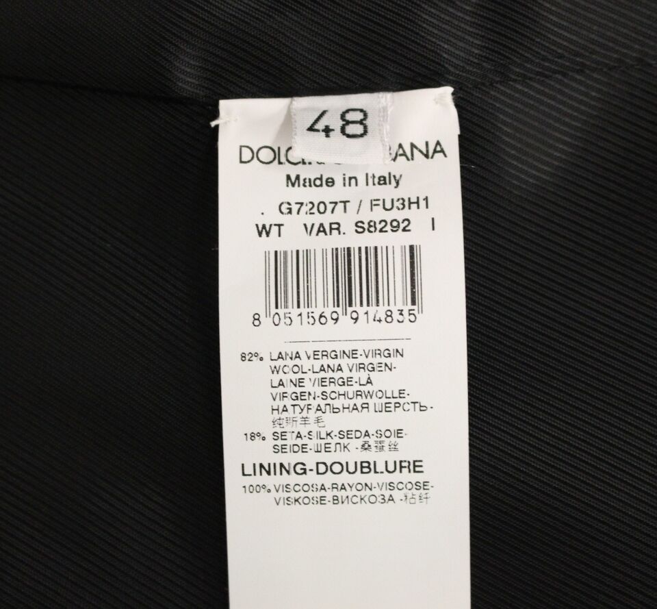 Dolce &amp; Gabbana Élégant gilet en laine mélangée grise