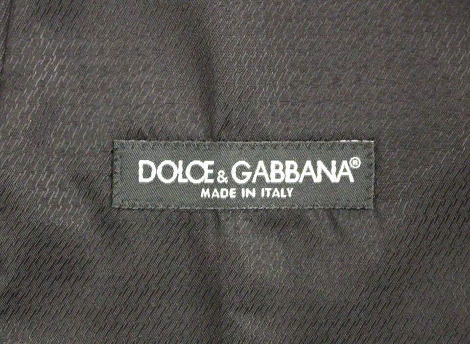 Dolce &amp; Gabbana Élégant gilet en laine grise