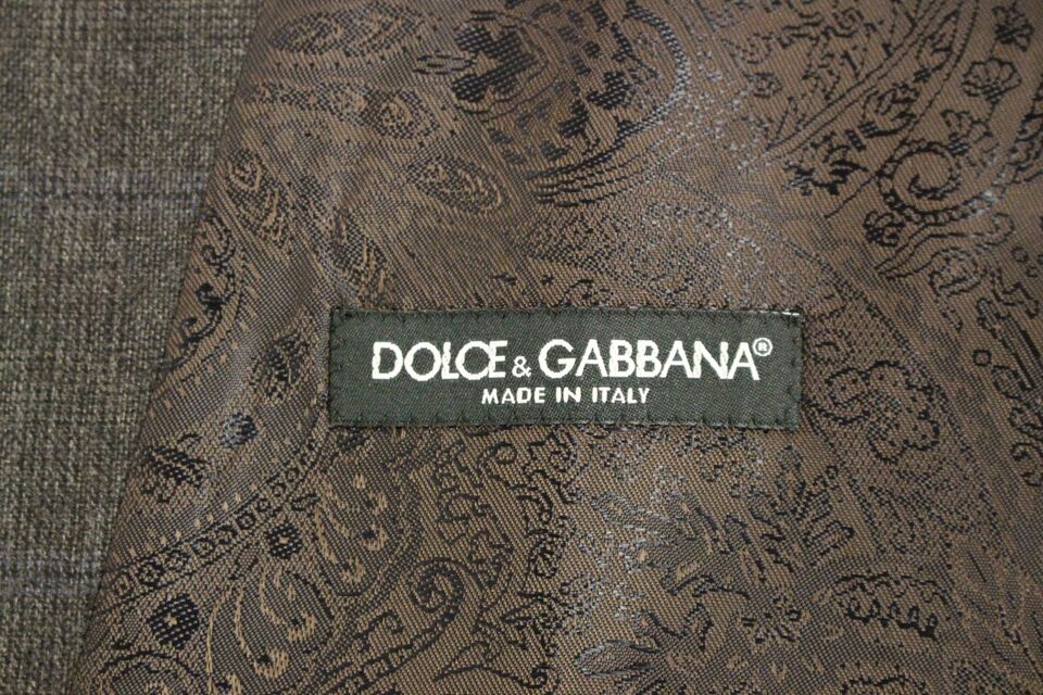 Dolce &amp; Gabbana - Gilet élégant en laine à carreaux