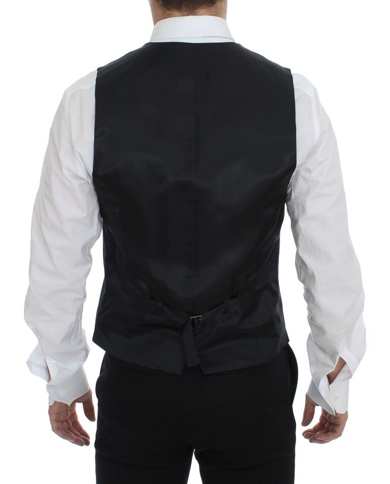 Dolce &amp; Gabbana - Robe gilet élégante à rayures grises