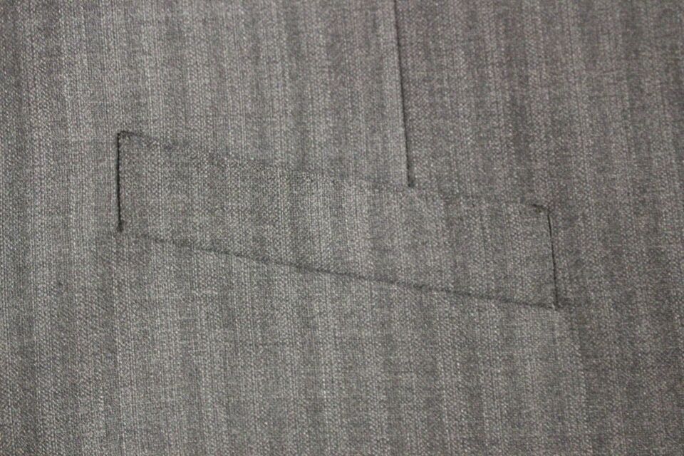 Dolce &amp; Gabbana - Robe-gilet élégante en laine à rayures grises