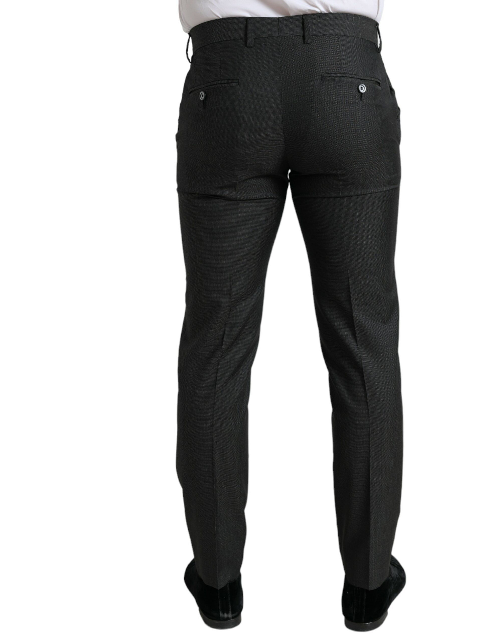 Pantalon skinny élégant gris foncé Dolce &amp; Gabbana