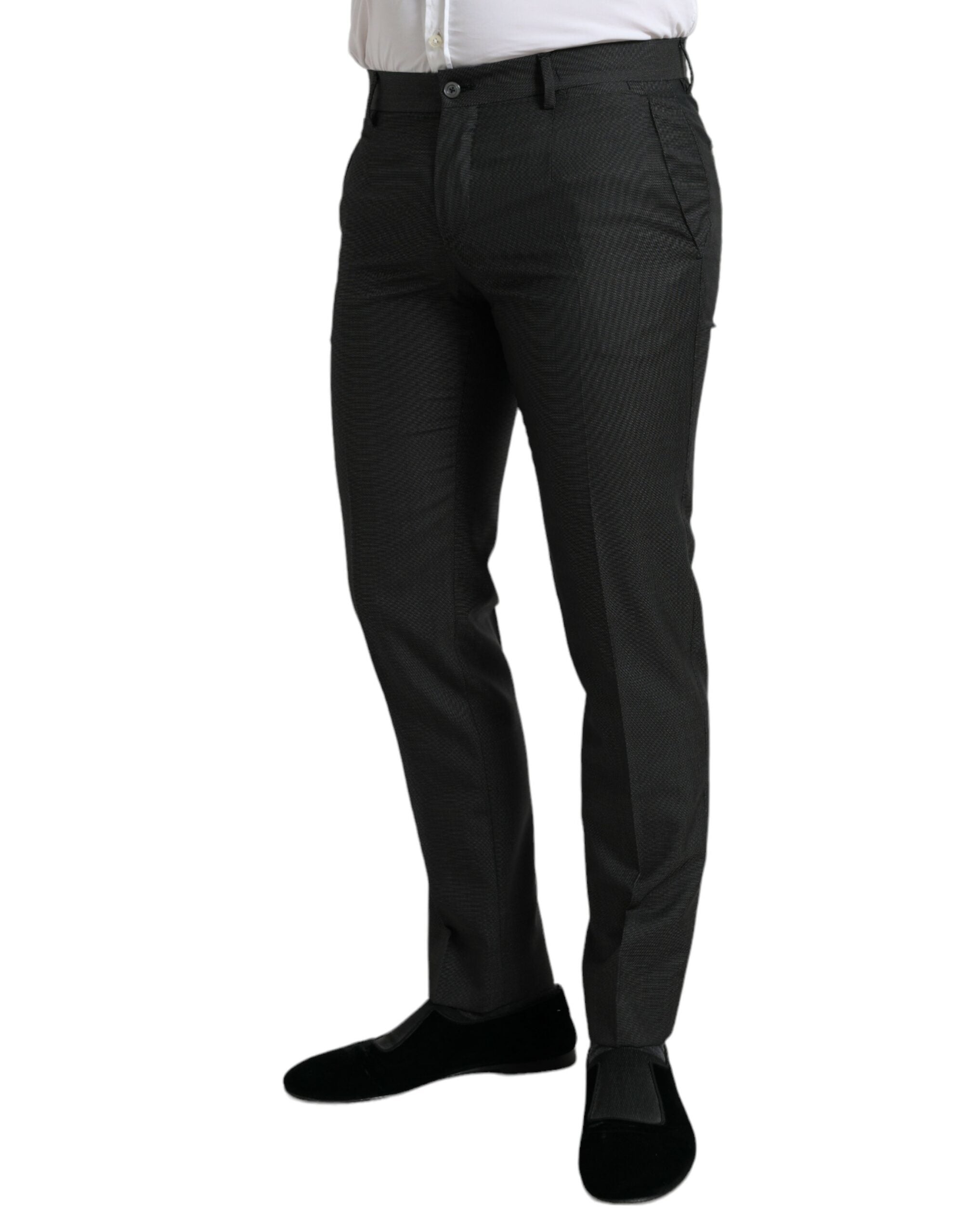 Pantalon skinny élégant gris foncé Dolce &amp; Gabbana