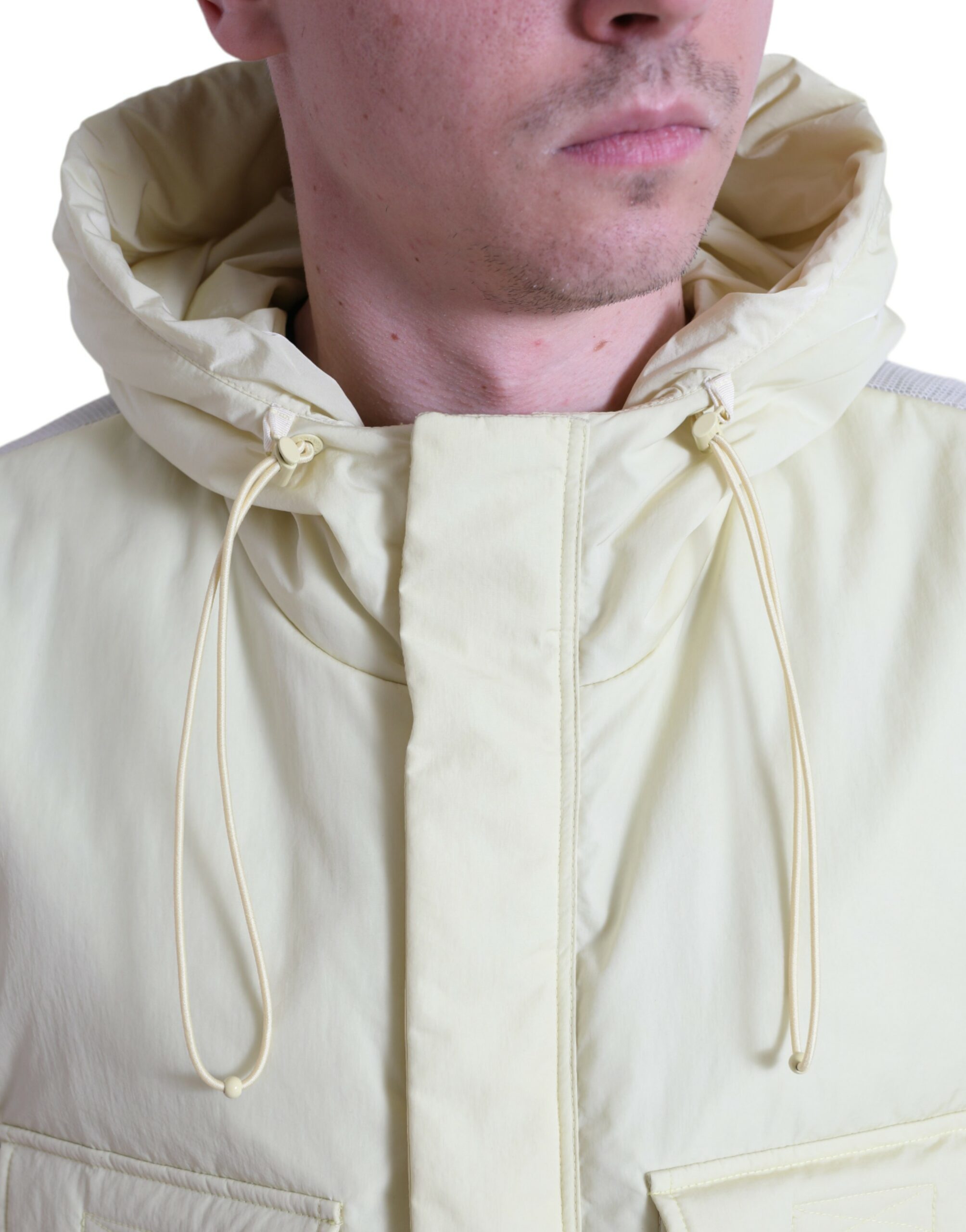 Veste à capuche jaune soleil Dolce &amp; Gabbana