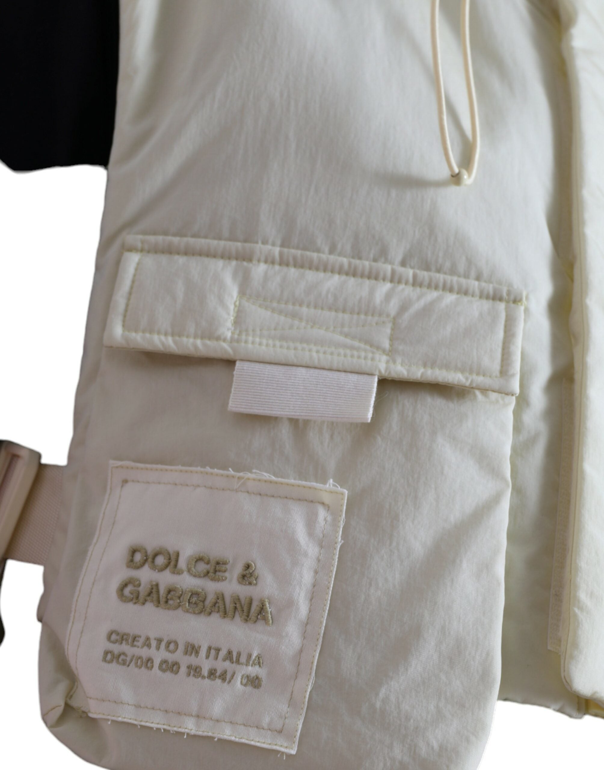 Veste à capuche jaune soleil Dolce &amp; Gabbana