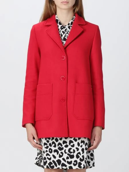 Love Moschino Coats Red Woman