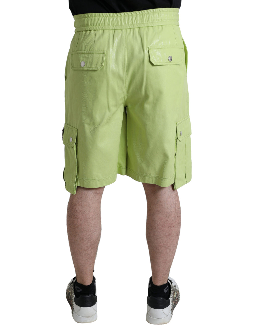 Bermuda chic en coton vert clair Dolce &amp; Gabbana
