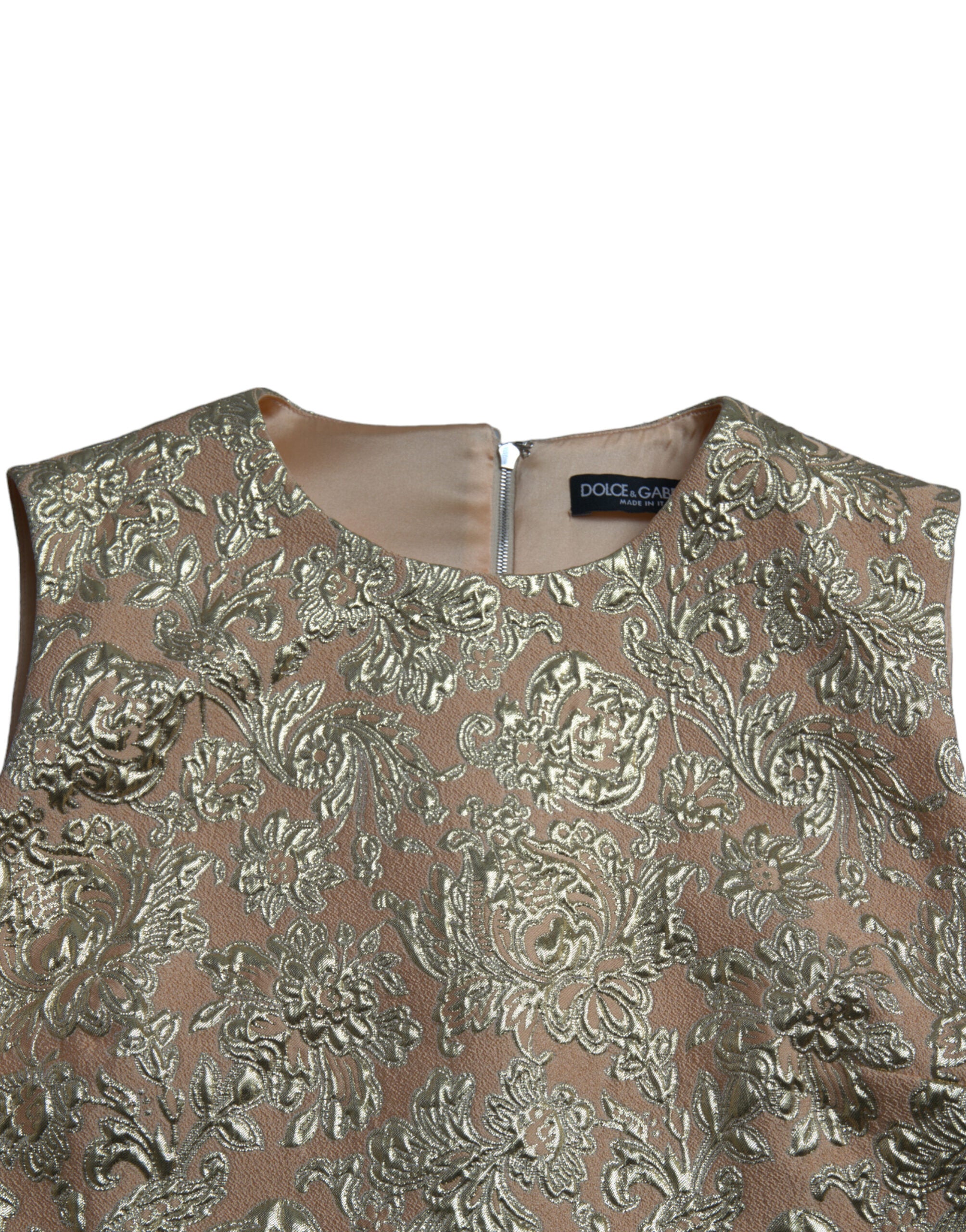Dolce &amp; Gabbana Elegantes Mini-Lurex-Jacquardkleid