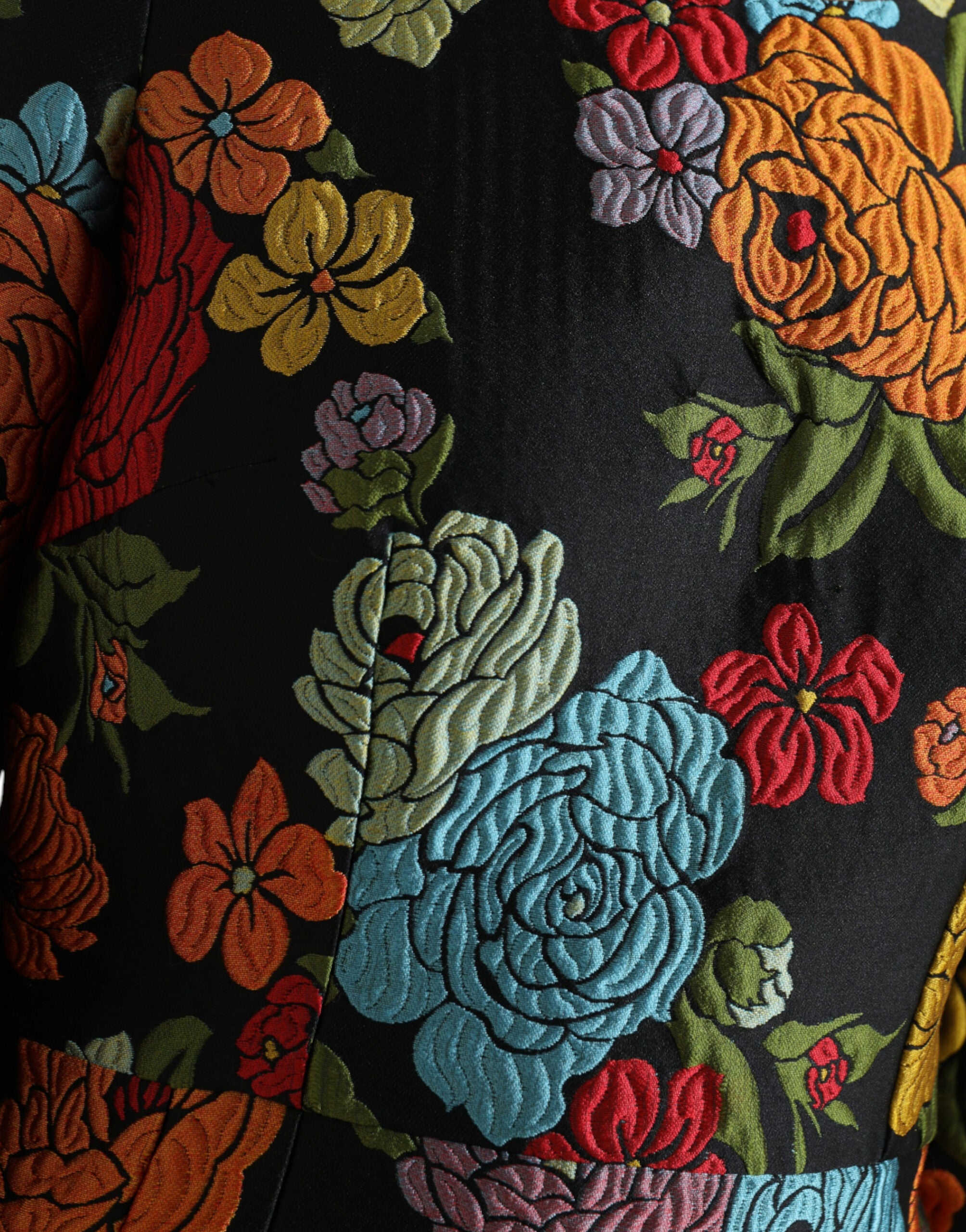 Dolce &amp; Gabbana – Elegantes Bleistiftkleid mit Blumenstickerei