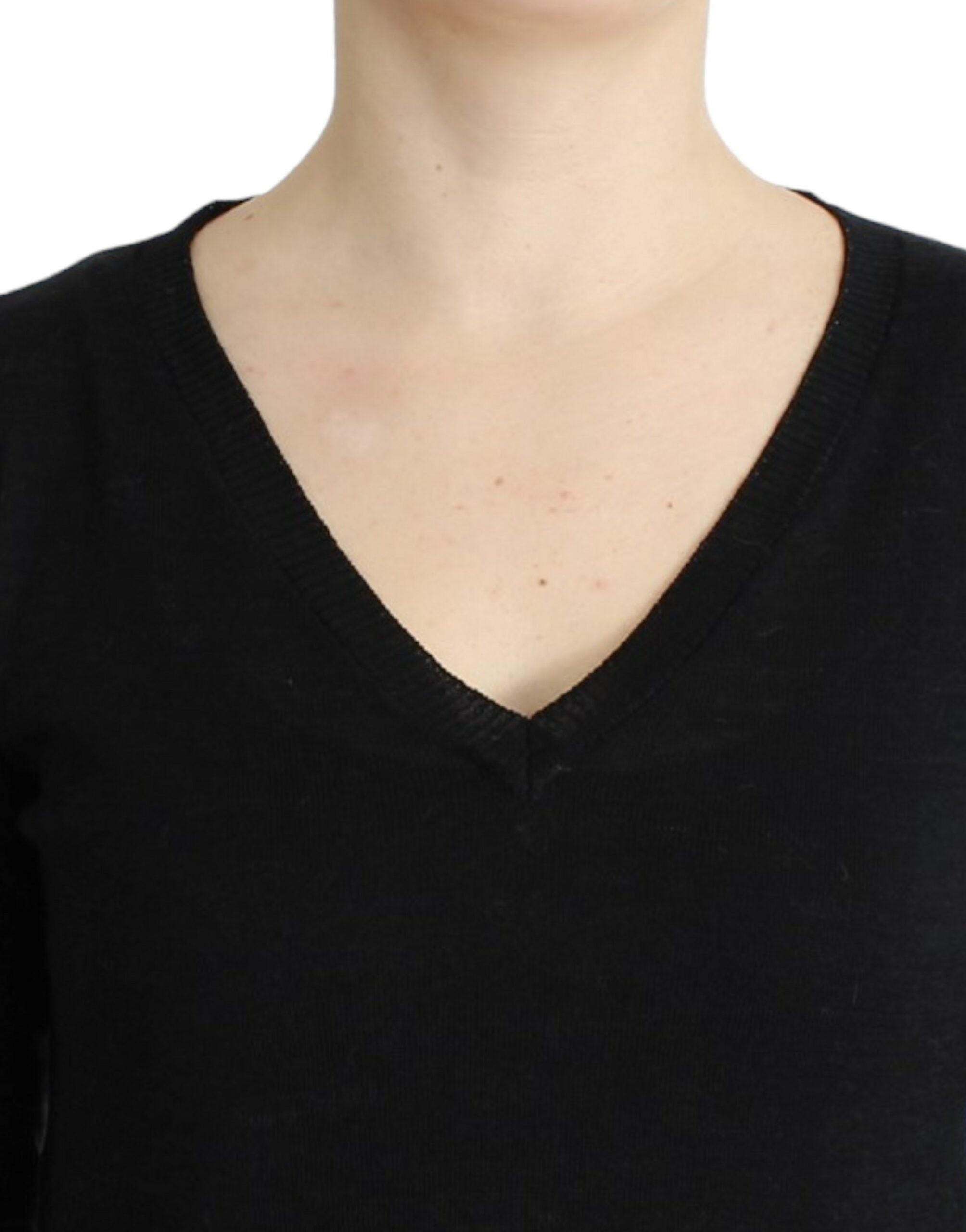 Costume National – Eleganter, leichter Pullover mit V-Ausschnitt