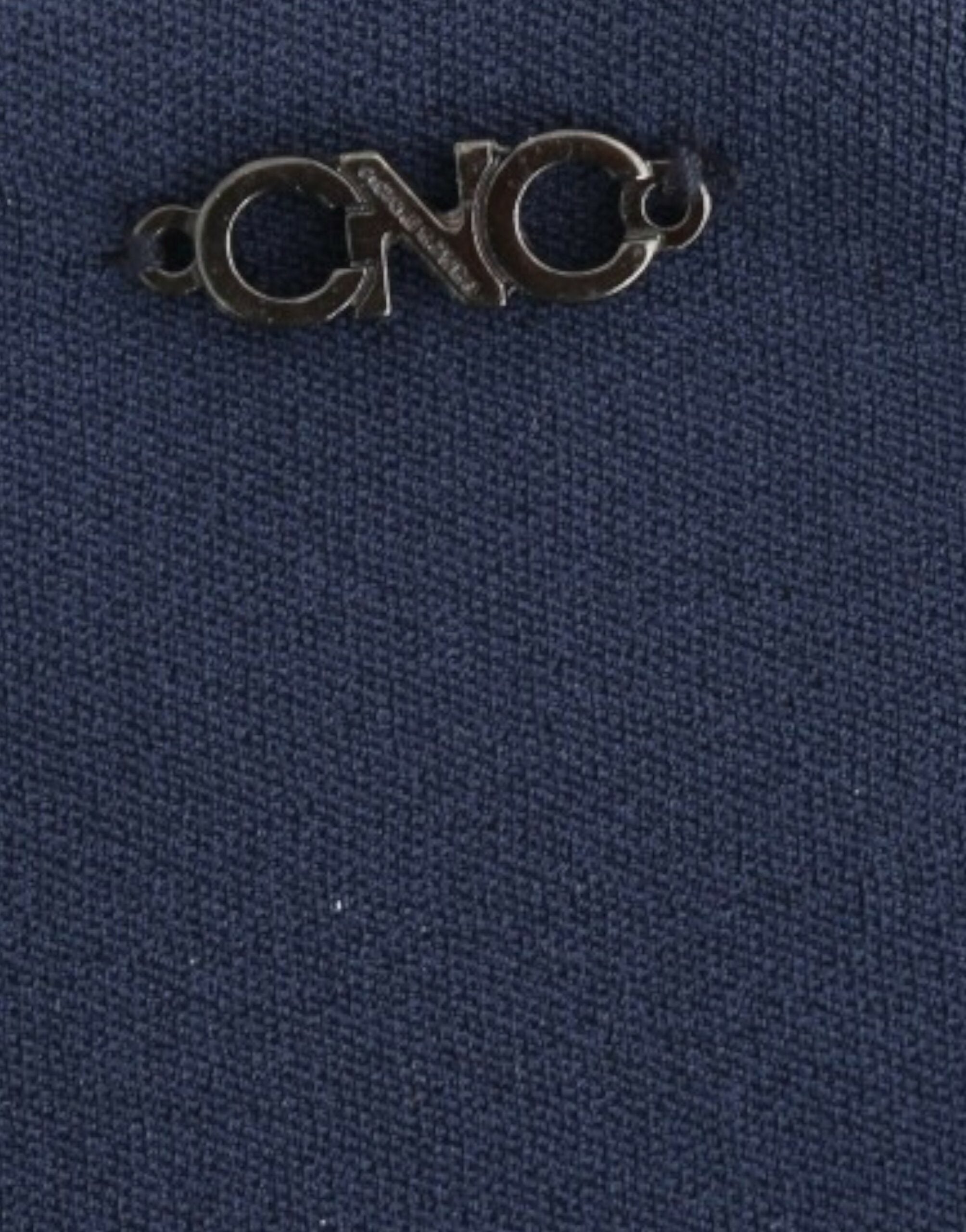 Costume National Chic Mini-jupe Bleue avec Fermeture Éclair Latérale