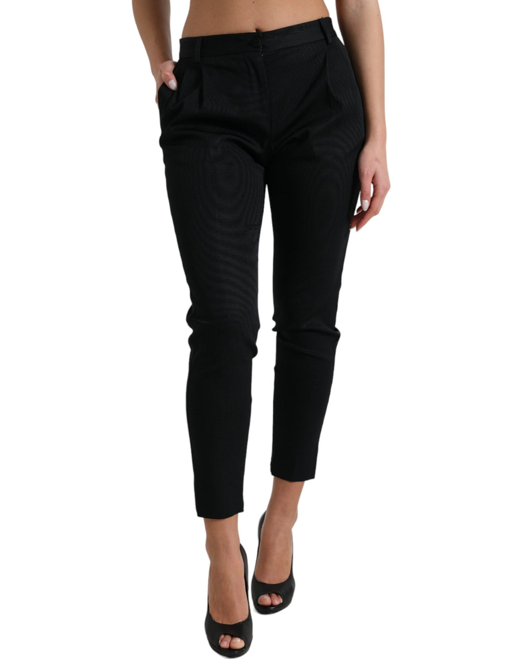 Pantalon skinny court taille haute chic Dolce &amp; Gabbana