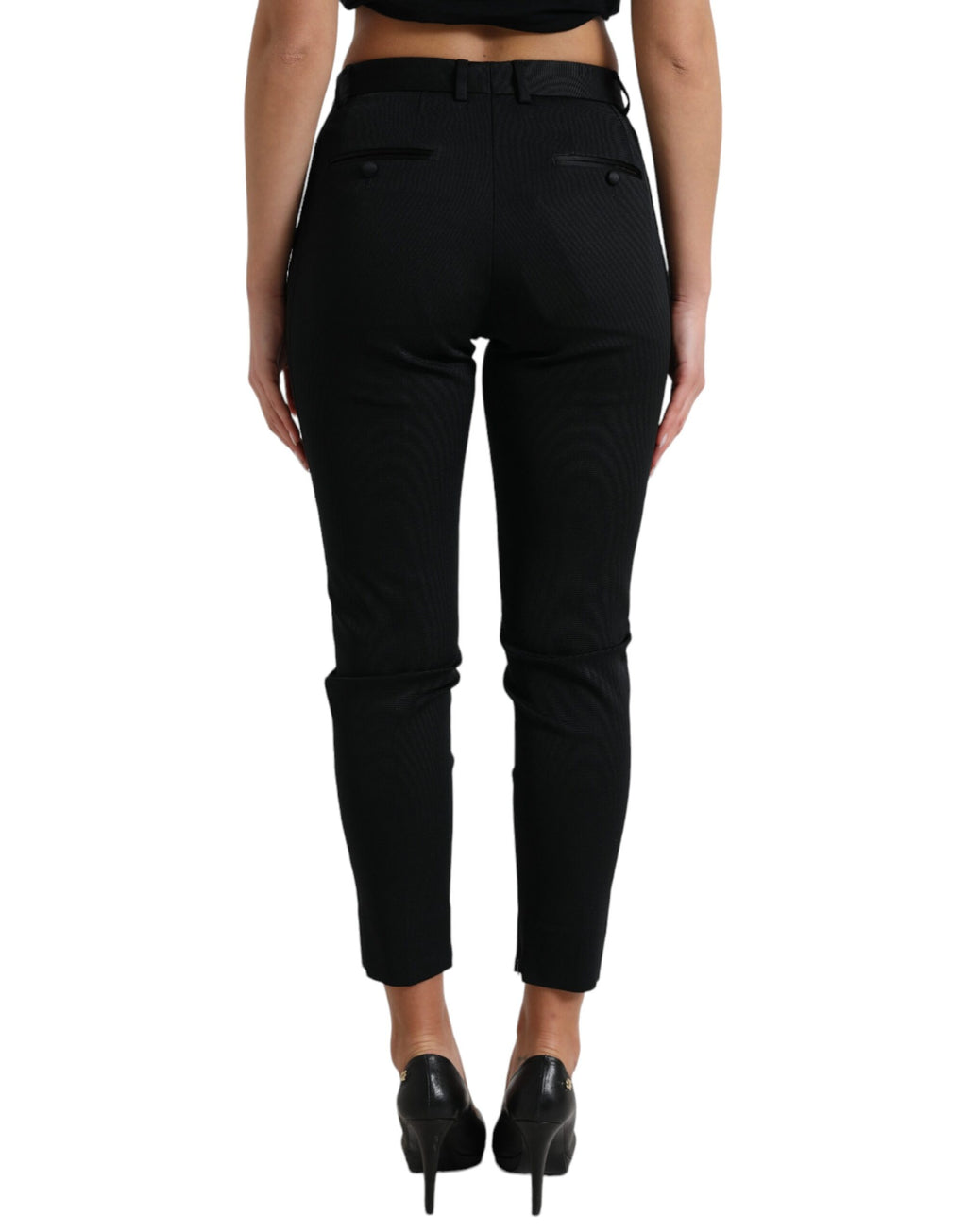 Pantalon skinny court taille haute chic Dolce &amp; Gabbana