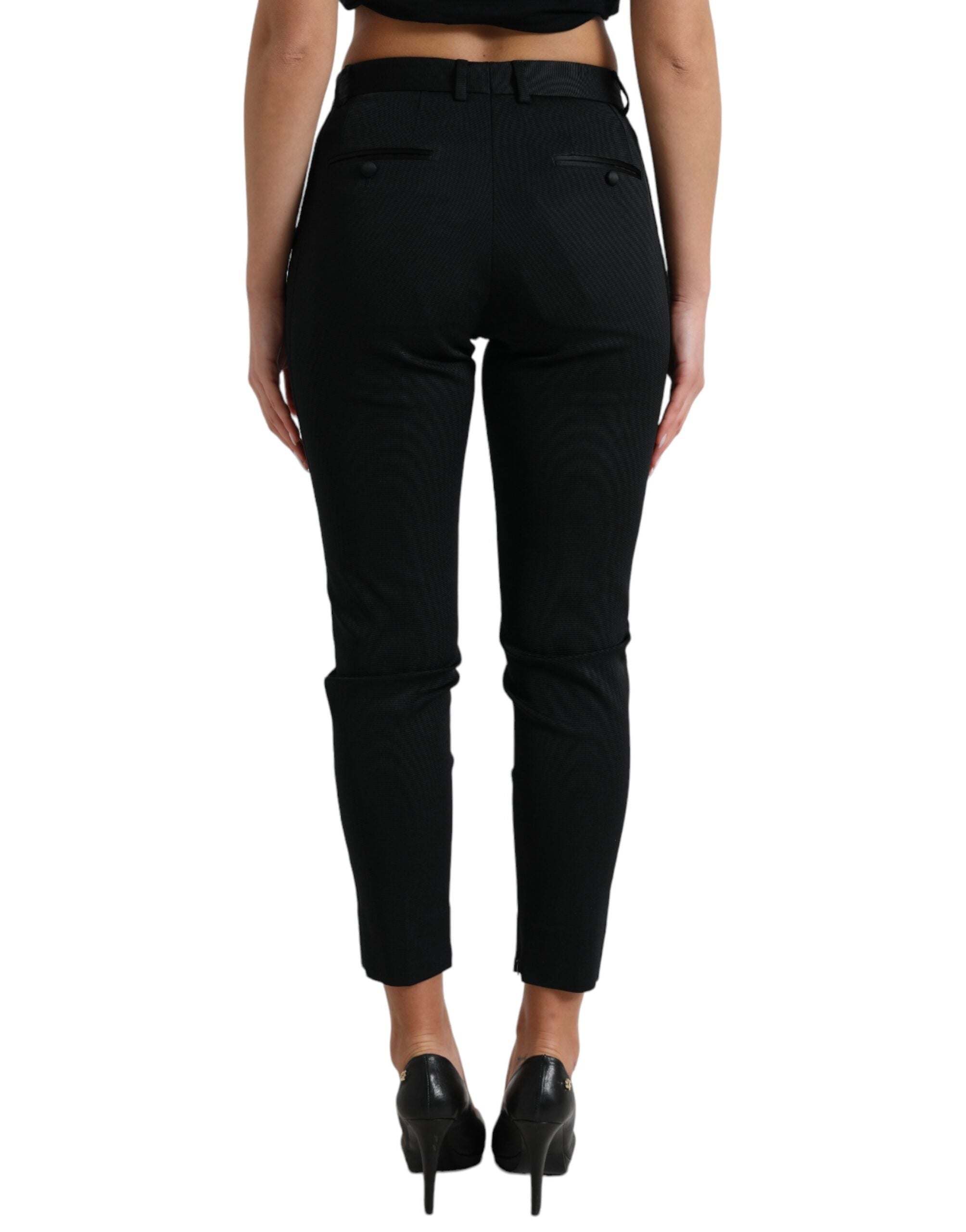 Pantalon skinny court taille haute chic Dolce &amp; Gabbana