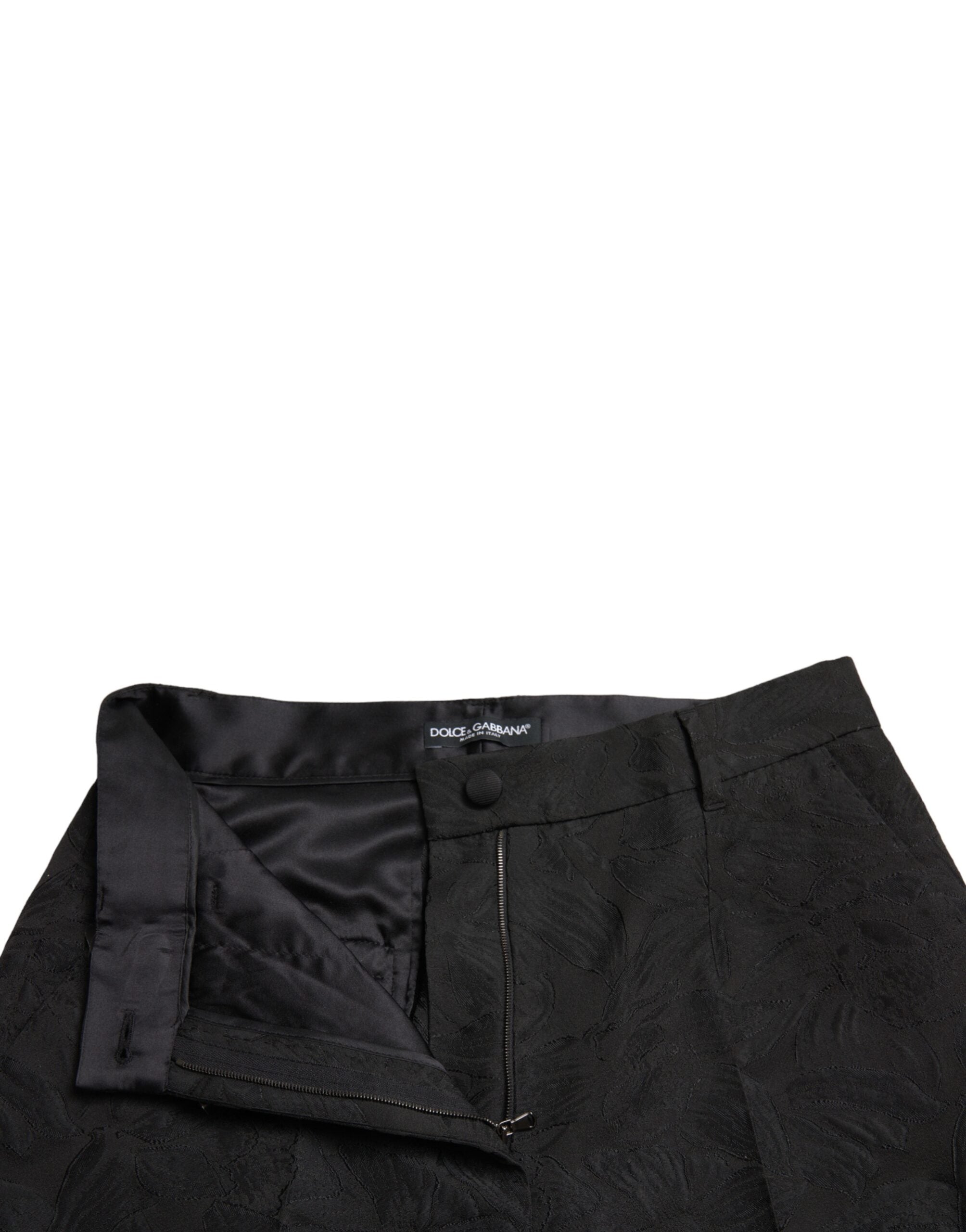 Dolce &amp; Gabbana – Elegante Hose mit hoher Taille und konischem Schnitt