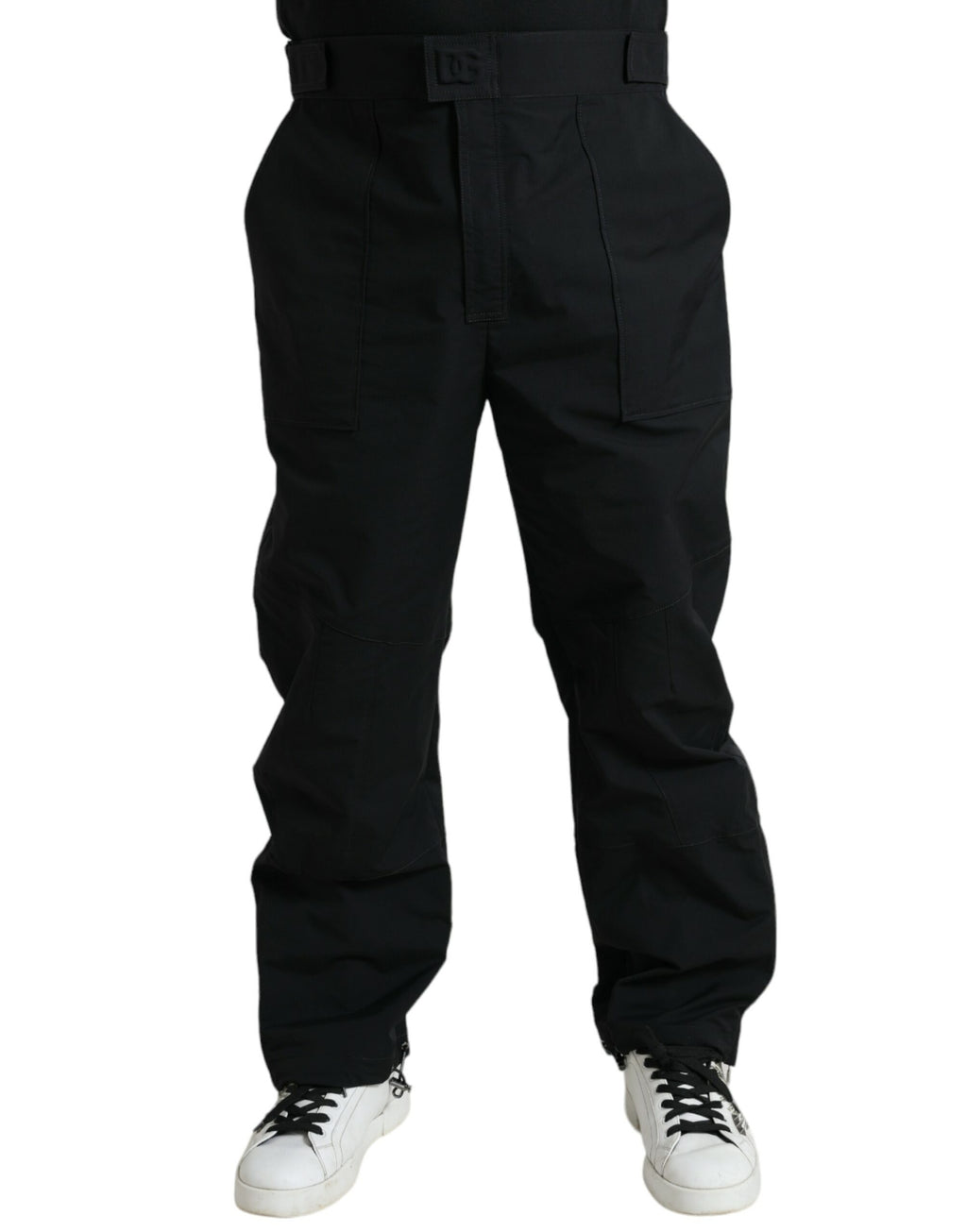 Dolce &amp; Gabbana Elegante, lässige, schwarze, gerade Hose