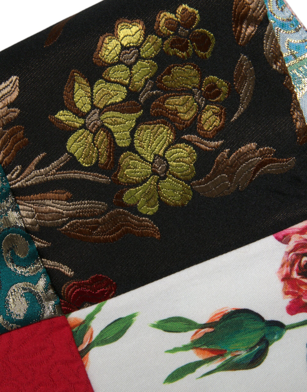 Robe courte droite en jacquard fleuri Dolce &amp; Gabbana, chef-d'œuvre