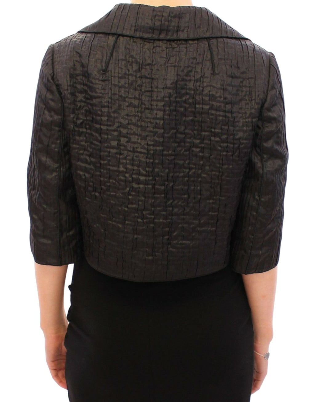 Dolce &amp; Gabbana Elegante schwarze Bolero-Jacke