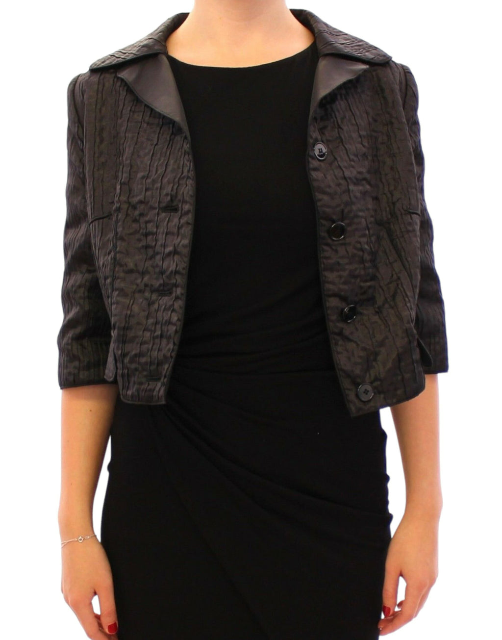 Dolce &amp; Gabbana Elegante schwarze Bolero-Jacke