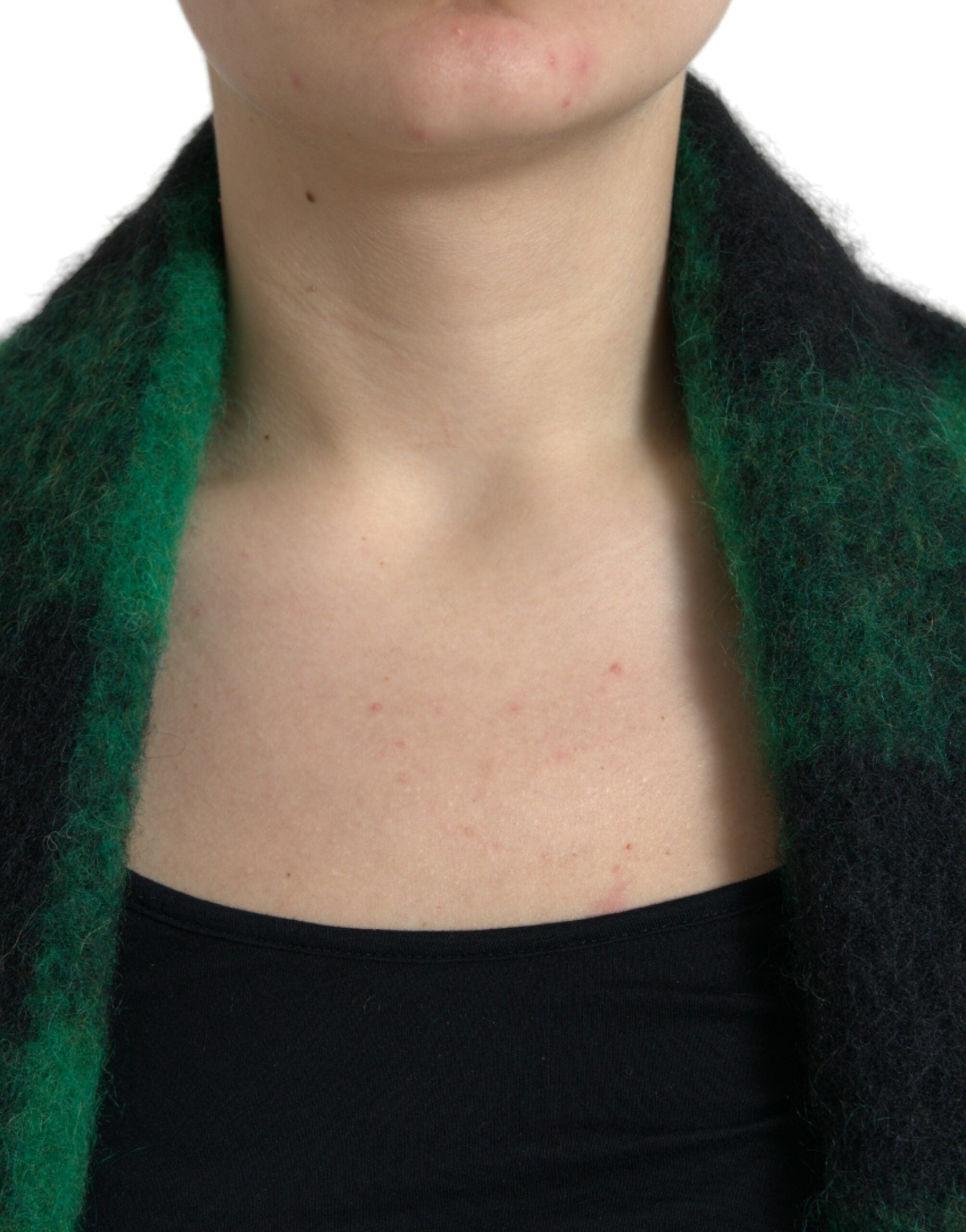 Veste poncho élégante à carreaux Dolce &amp; Gabbana