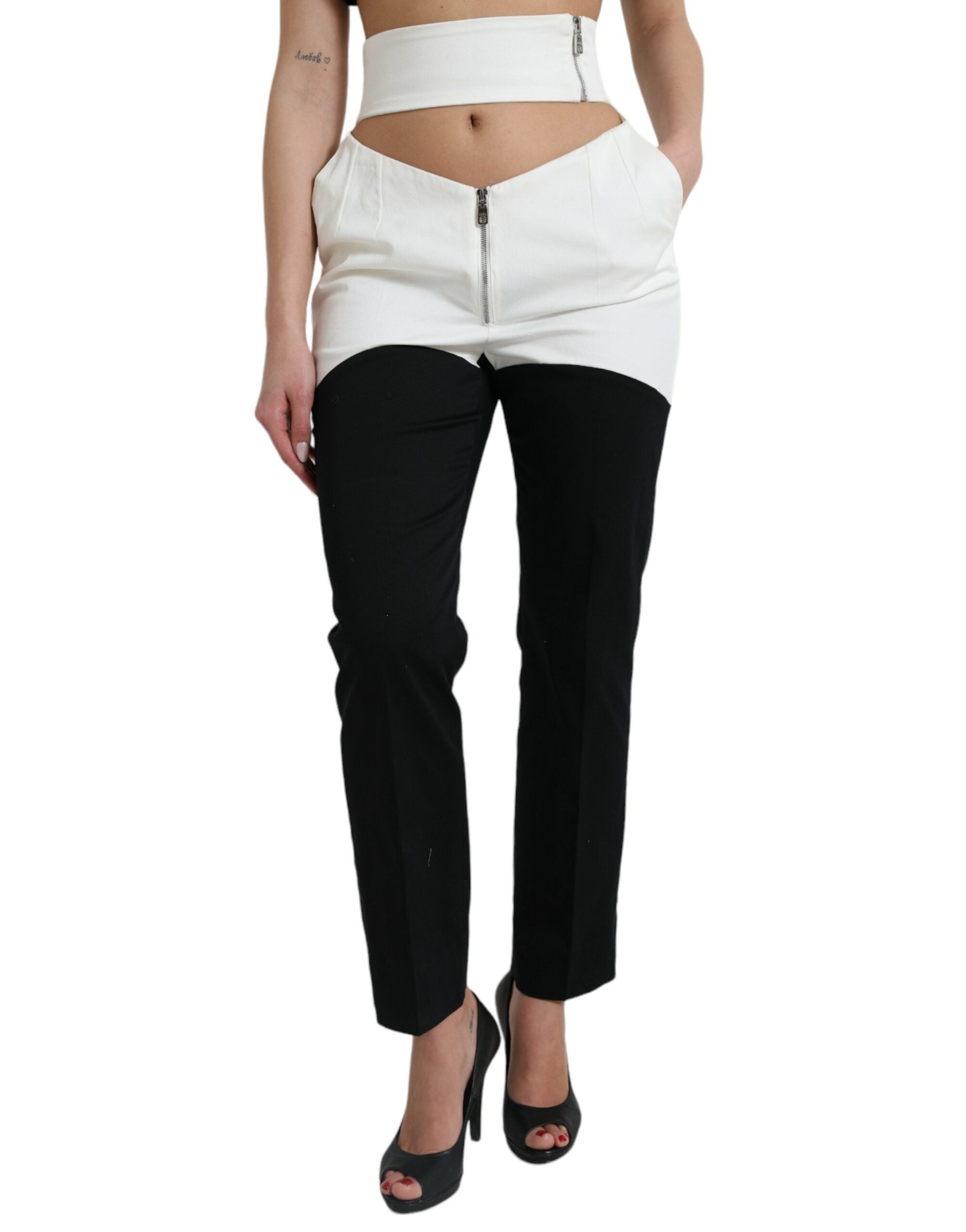 Dolce &amp; Gabbana – Schicke, hoch taillierte Tapered-Hose