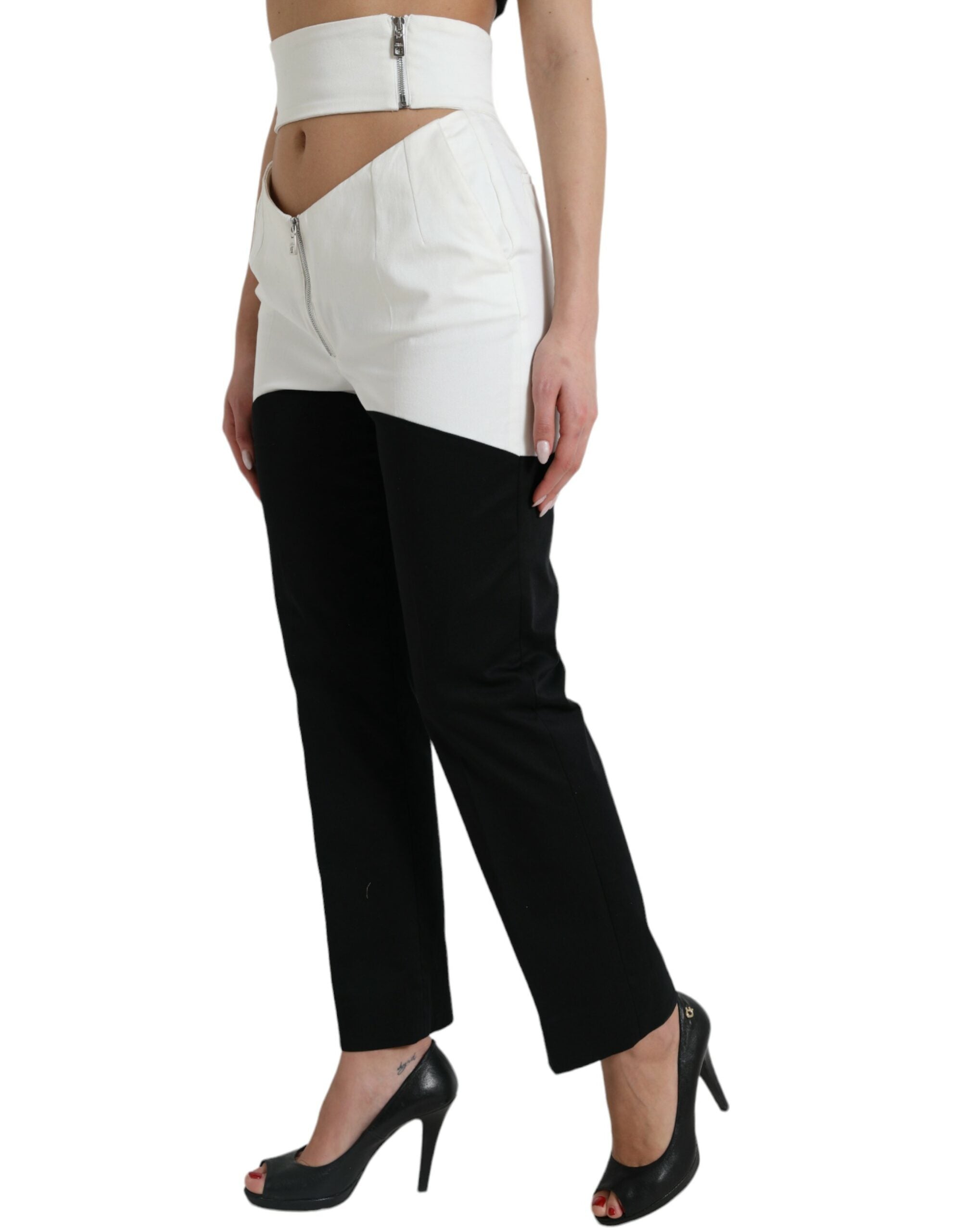 Dolce &amp; Gabbana – Schicke, hoch taillierte Tapered-Hose
