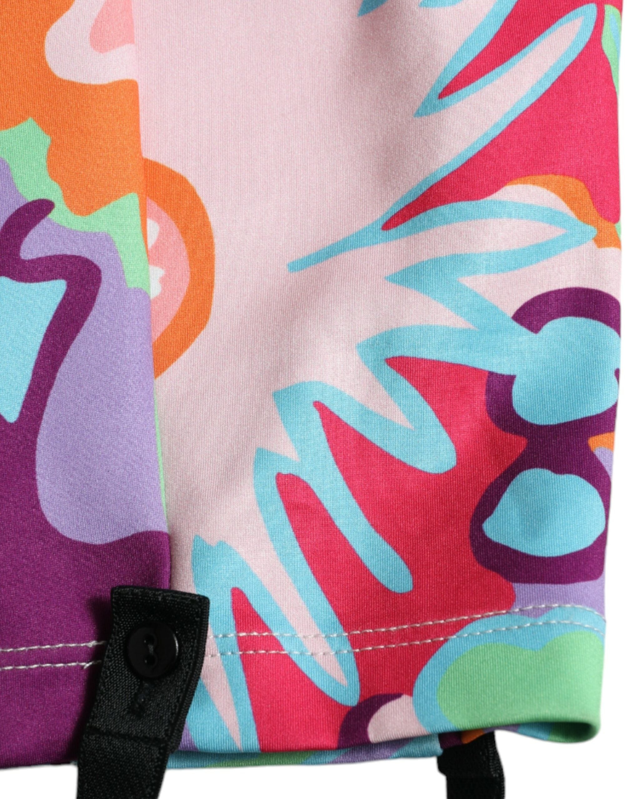 Dolce &amp; Gabbana Bezaubernde Leggings mit Blumendruck und hoher Taille